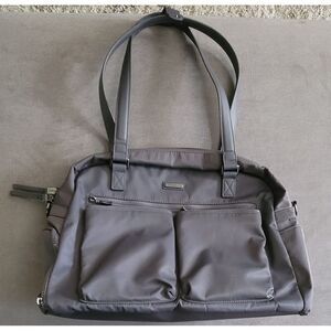 $150  Baggallini Fifth Avenue Weekender One Size, Smoke Gray Carry On Duffle Bag